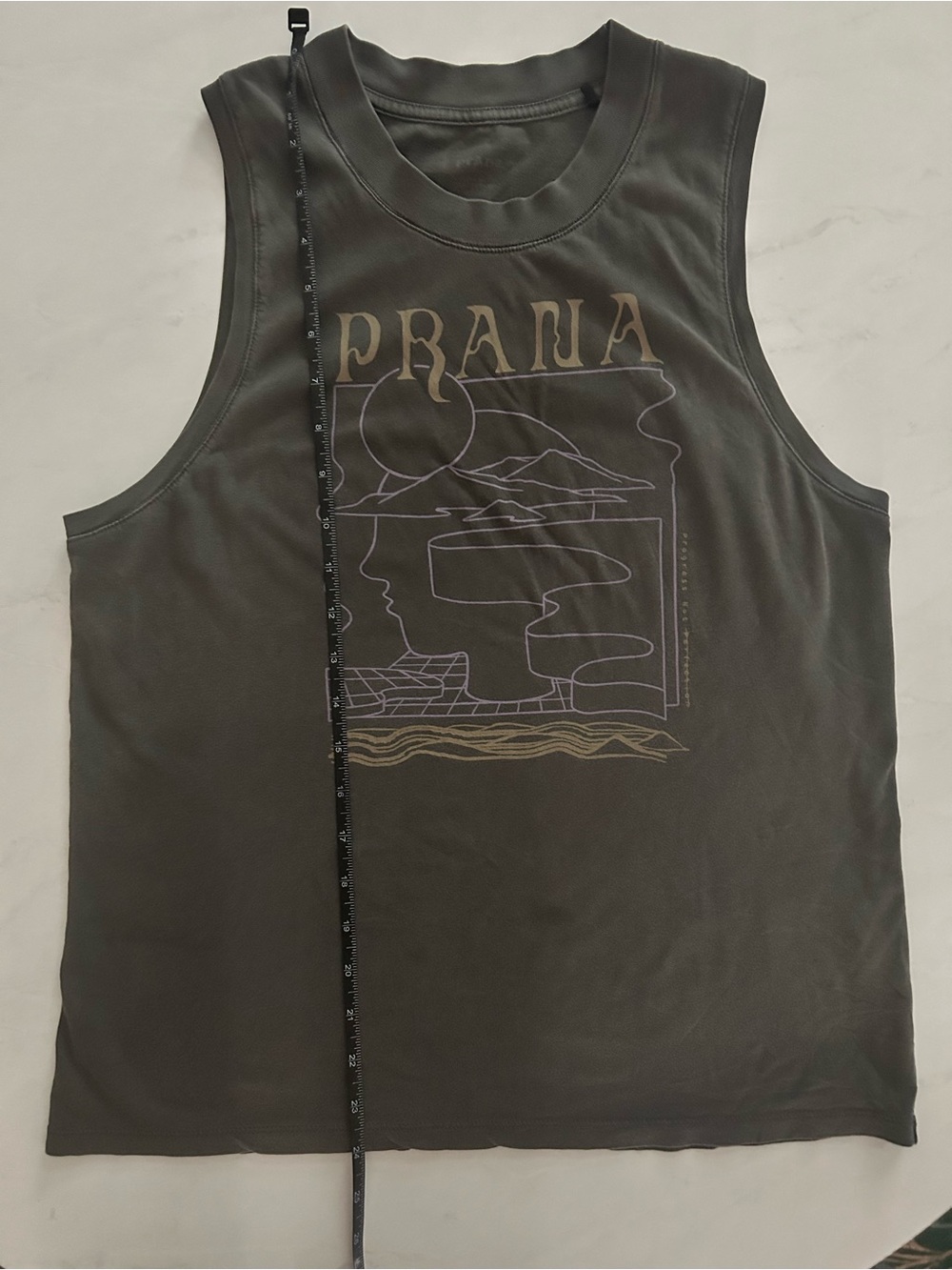 Prana Graphic Sleeveless Tank Women’s Medium - Picture 2 of 6